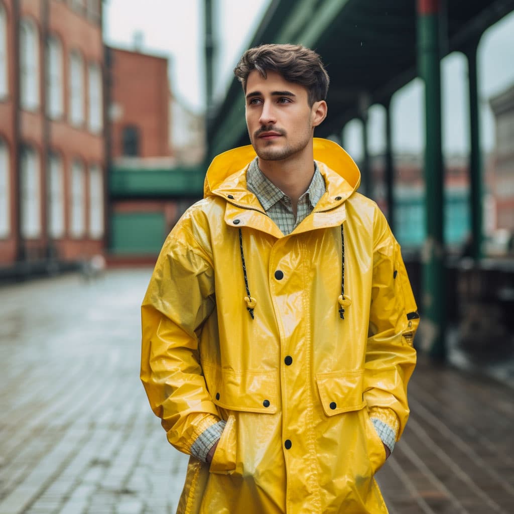 Vintage Sunshine Rain Jacket